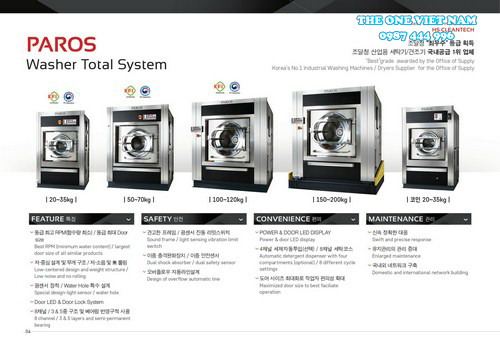 Máy giặt công nghiệp 35-50-70-100-120kg
